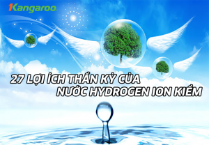 27 Điều thú vị về lợi ích của nước thần kỳ Hydrogen ion kiềm